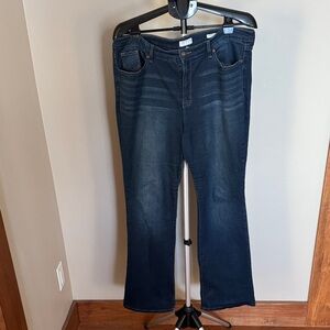 Dark Indigo Women's Flare Jeans